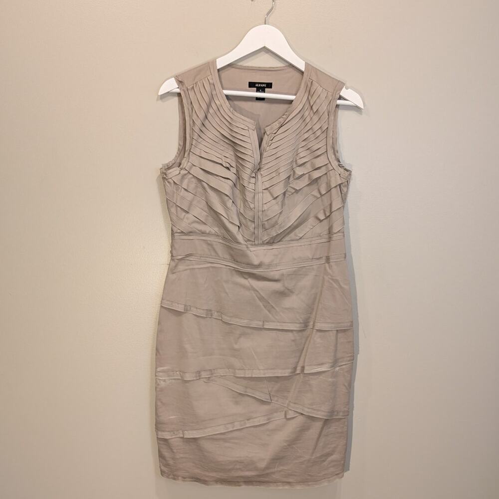 Alfani Sleeveless Sheath Dress Bandage Business Casual Brunch Church - Size 8